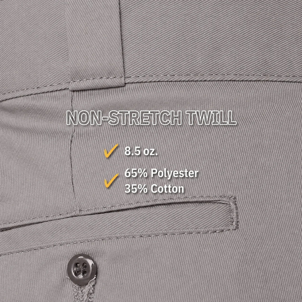 Men's Loose Fit Double Knee Work Pants