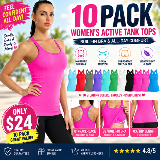 🔥LAST DAY SALE Women' Stretchable Sports Tank Top
