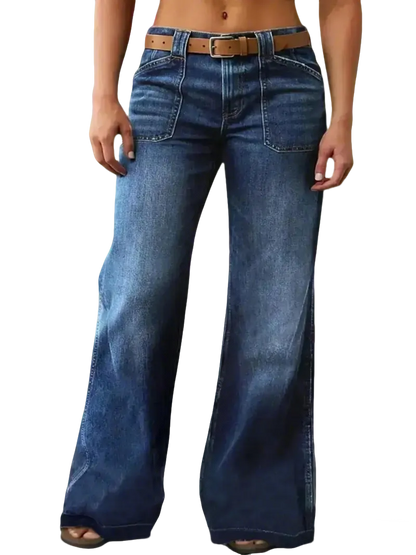 Women's Loose Straight Leg Denim Jeans