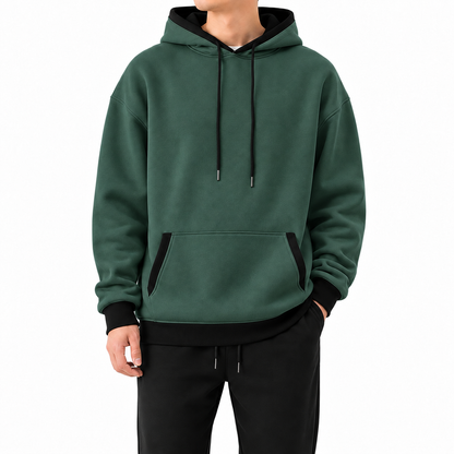 Men's Relaxed-Fit Pullover Hoodie