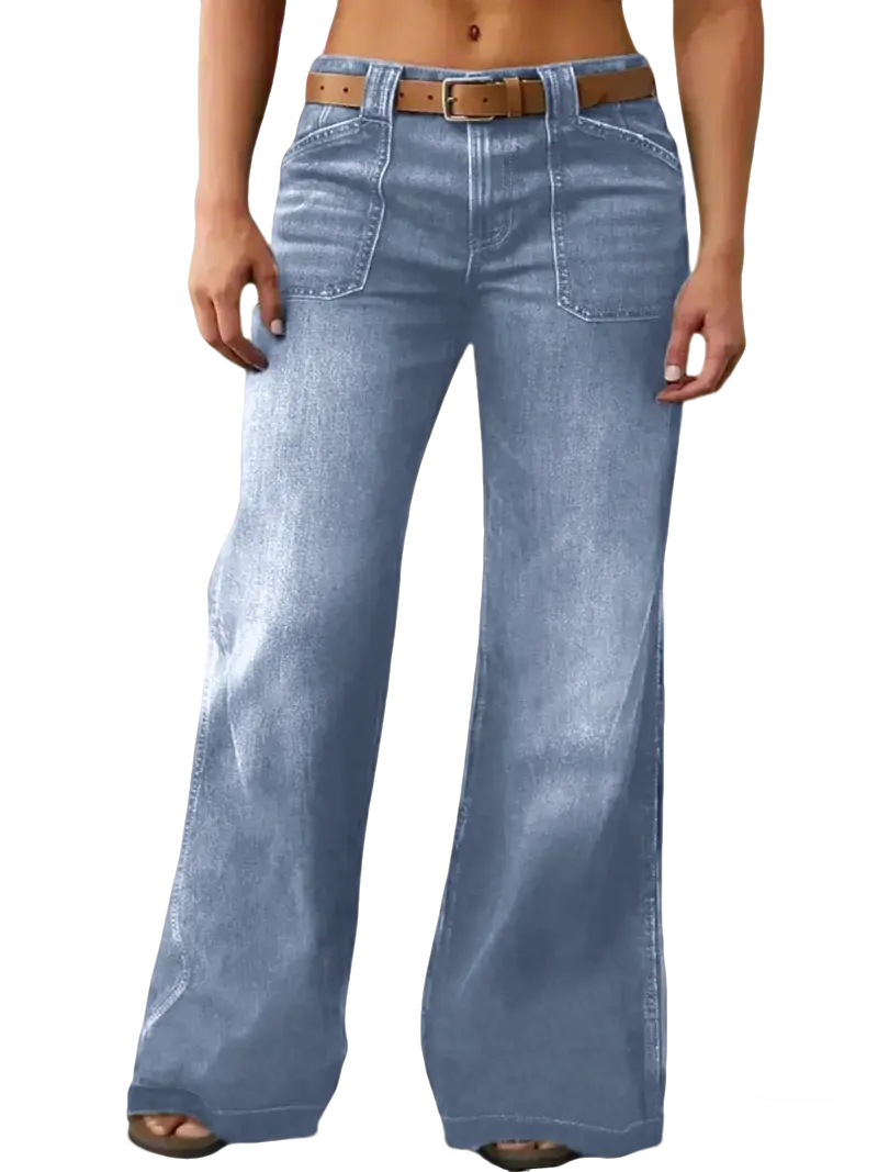 Women's Loose Straight Leg Denim Jeans