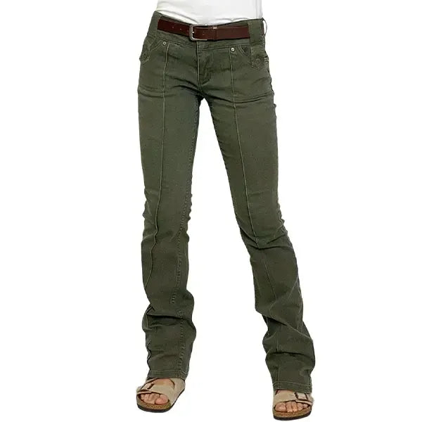 Women's High Stretch Mid Rise Pants