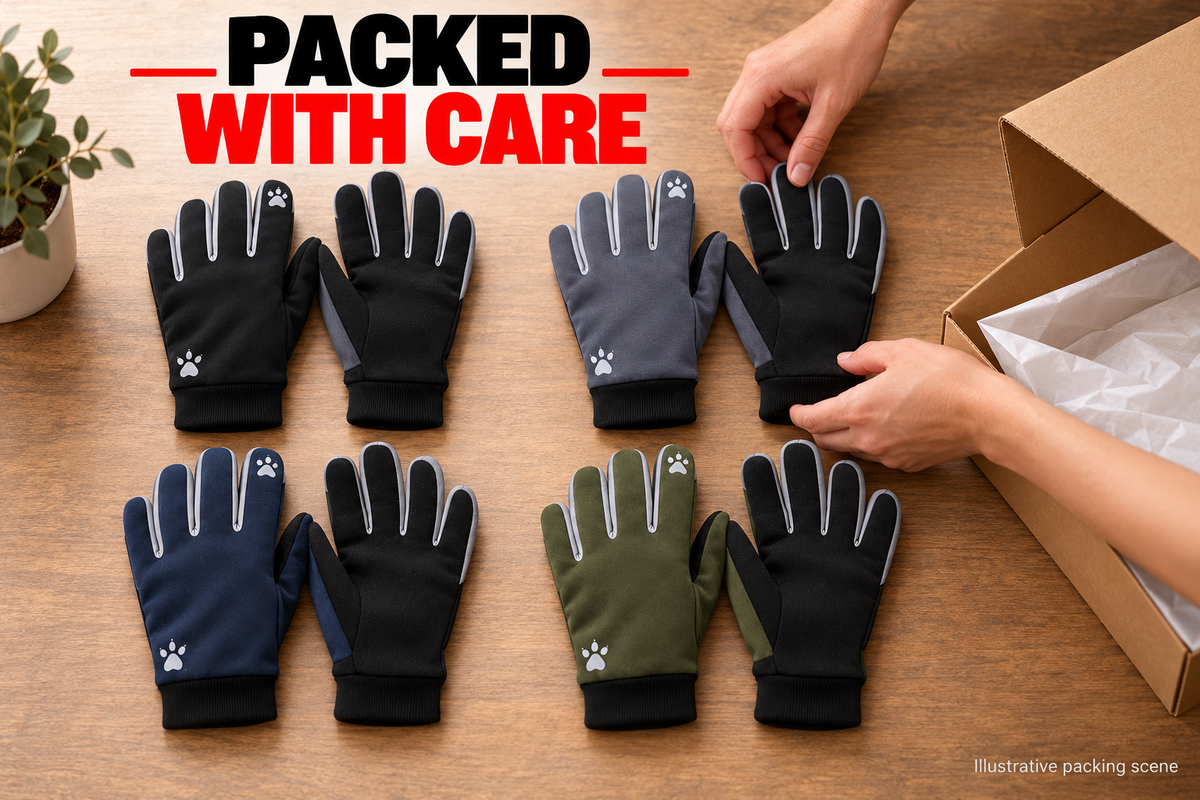 🏭 FACTORY LIMITED-TIME SALE | Everyday Full-Finger Gloves for Men & Women – 4 Pairs Only $21.99 | Comfortable Everyday Essential