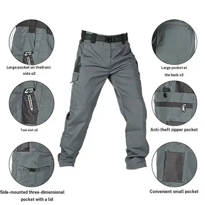Men's Multi-Pocket Outdoor Work Pants