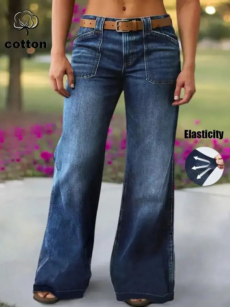 Women's Loose Straight Leg Denim Jeans