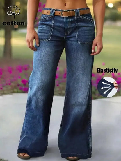 Women's Loose Straight Leg Denim Jeans