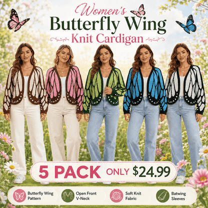 Women's Butterfly Wing Knit Cardigan