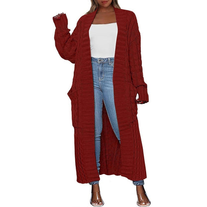 🔥 TODAY ONLY SALE! Women’s Oversized Long Knit Cardigan – Cozy Open-Front Long Sleeve Sweater Coat | Limited-Time Deal