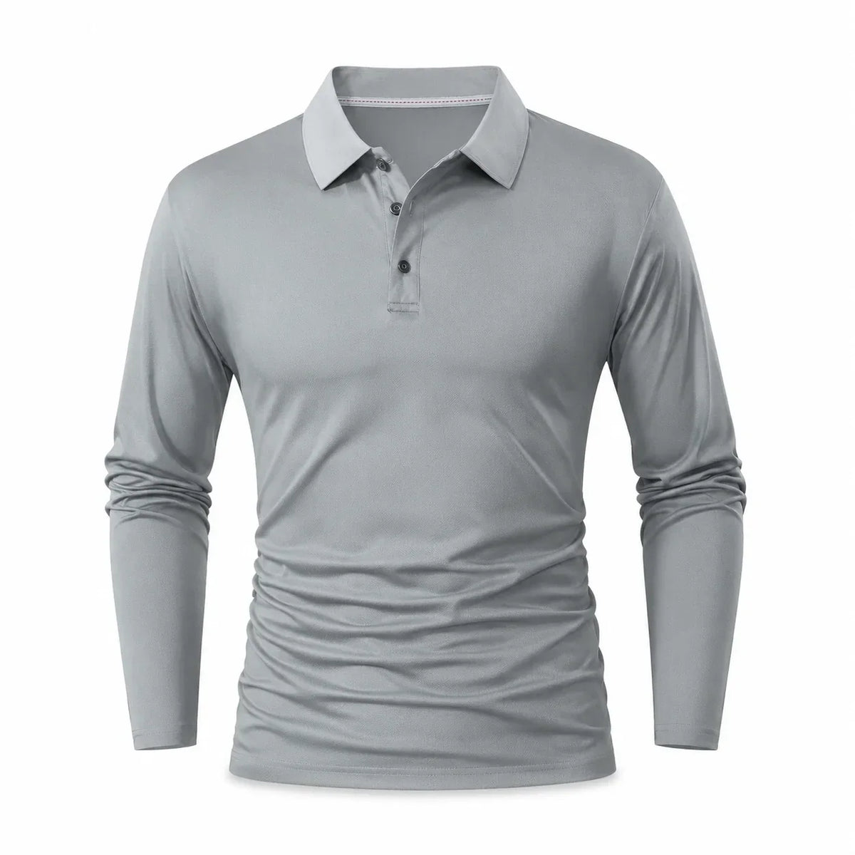 Men's Long Sleeve Collared T-Shirt
