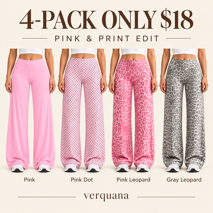 👖Women’s Light Simple Leopard-Print Wide