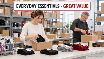🏭 FACTORY LIMITED-TIME SALE | Everyday Full-Finger Gloves for Men & Women – 4 Pairs Only $21.99 | Comfortable Everyday Essential