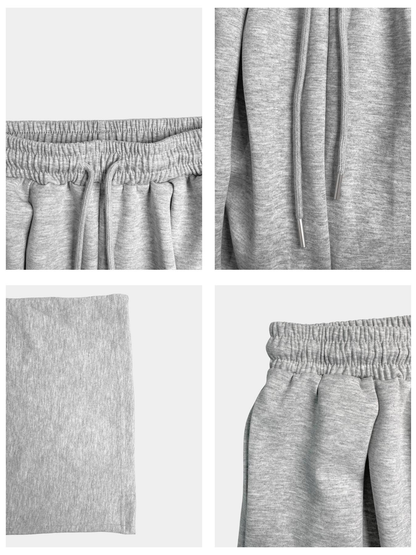 Women's Wide Leg Sweatpants – Drawstring Elastic Waist Casual Sporty Streetwear