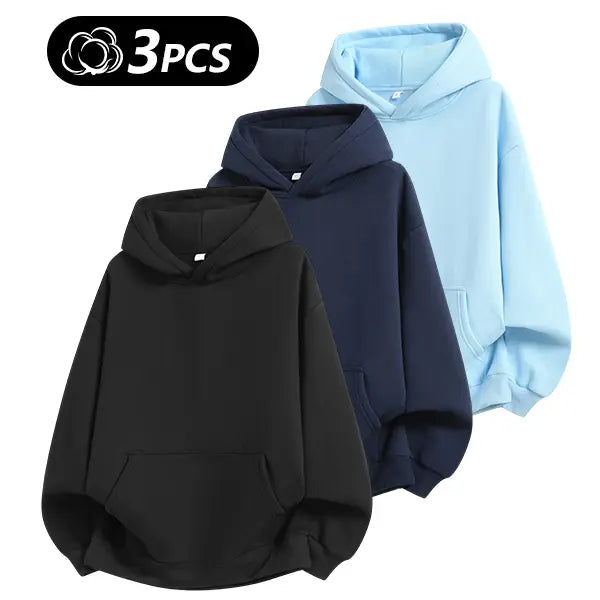 Men's Cotton Blend Pullover Hoodie