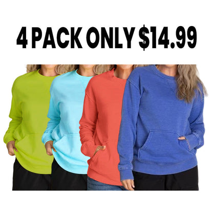 Pigment Dyed Cozy Campfire Crewneck Sweatshir