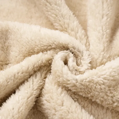 Men's Long Hooded Faux Shearling-Lined Winter Coat