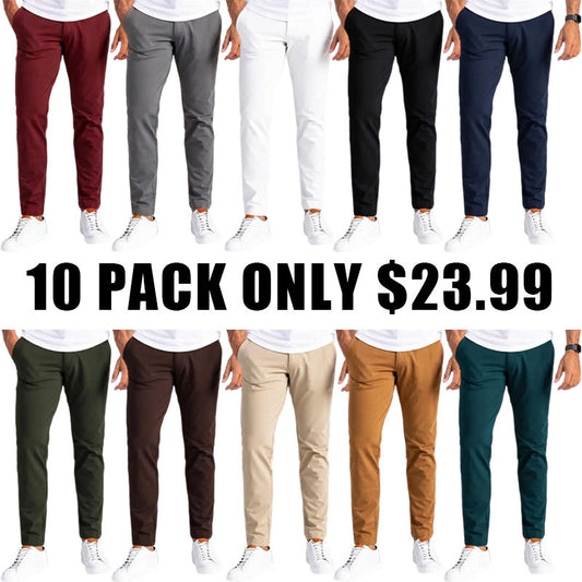 Men's Slim Fit Stretch Golf Pants