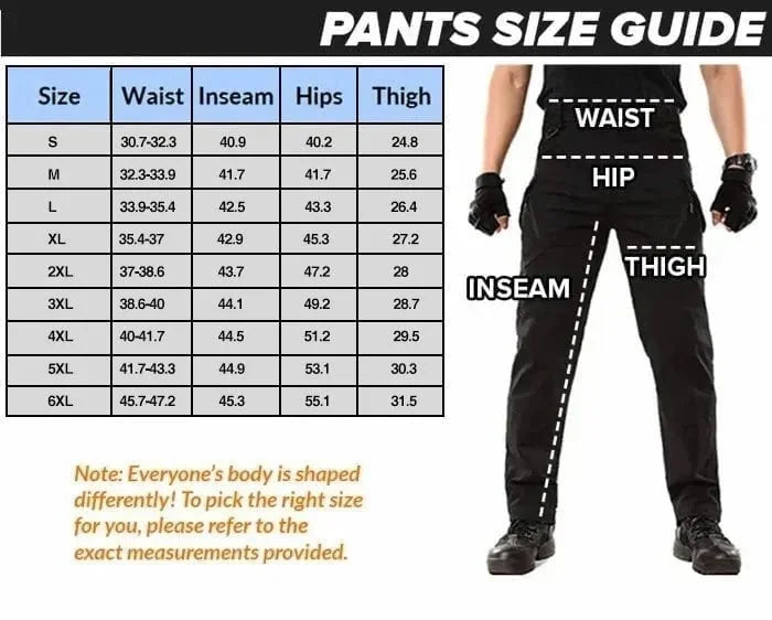 ✨🧥🔥 Men's Tactical Trousers with Waterproof and Windproof Protection for Outdoor Use