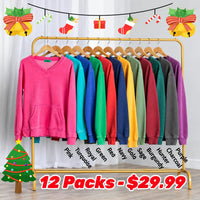 12 Packs - $29.99(all color)