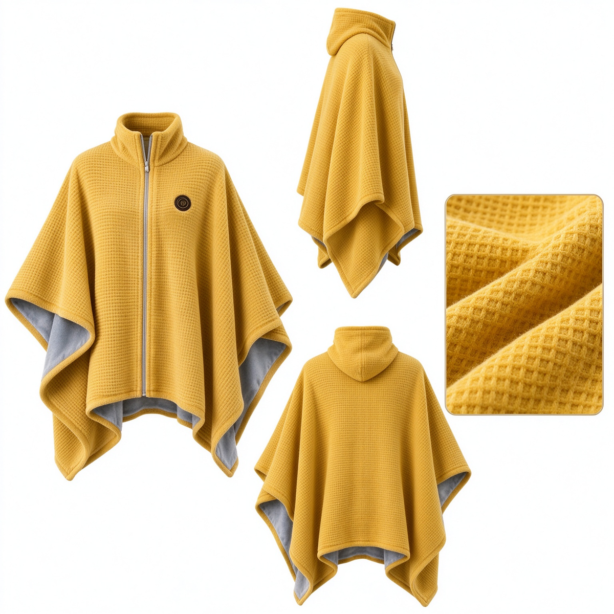 🎃 Halloween Special｜Unisex Wearable Heated Shawl 🔥 3 Heat Levels | Cozy Thermal Wrap for Men & Women