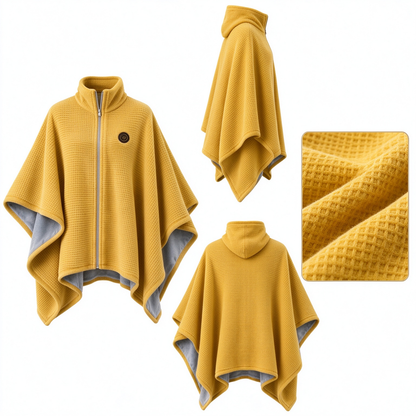 🎃 Halloween Special｜Unisex Wearable Heated Shawl 🔥 3 Heat Levels | Cozy Thermal Wrap for Men & Women