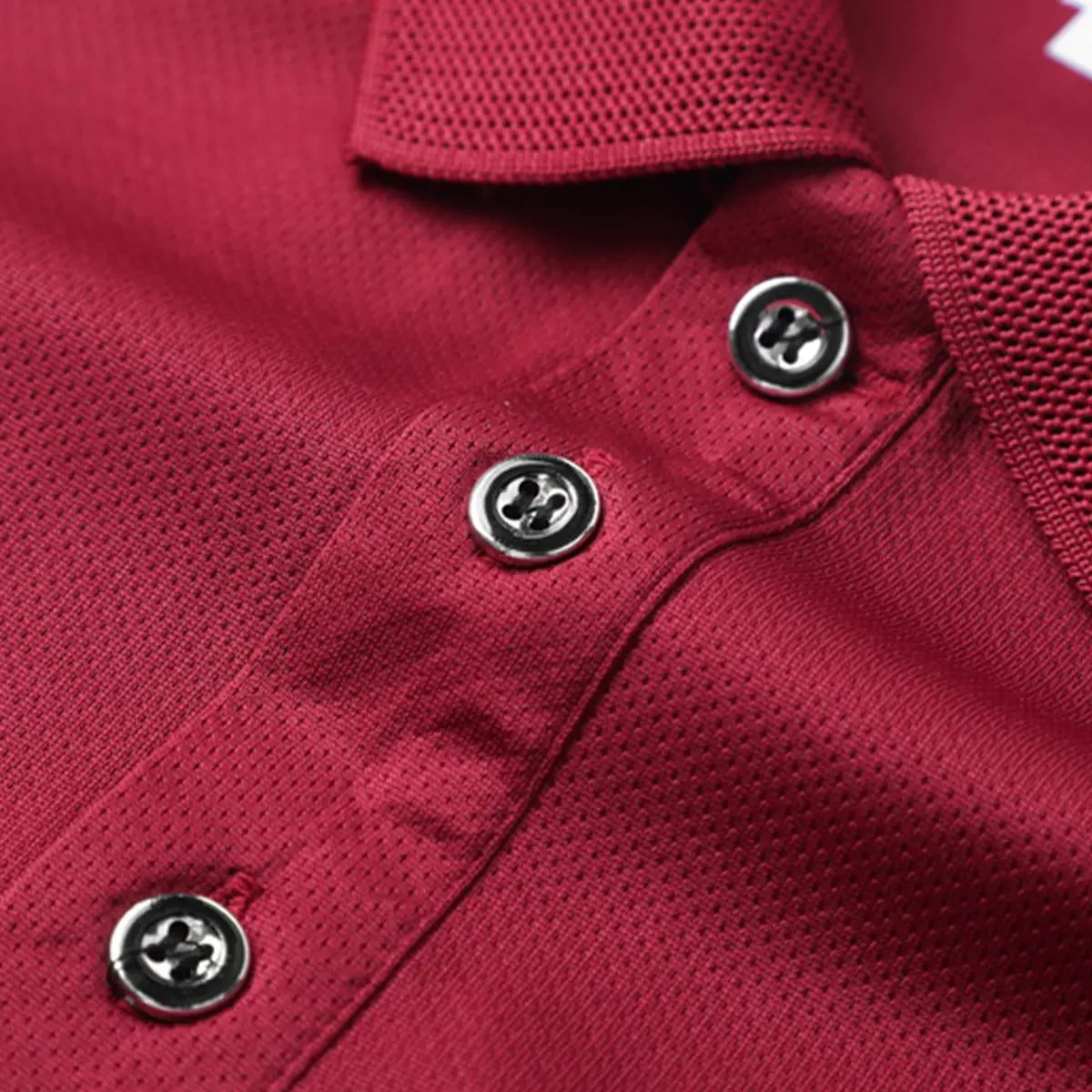 Men's 4-Pack Long Sleeve Polo Shirts – Classic Casual Golf & Everyday Tops