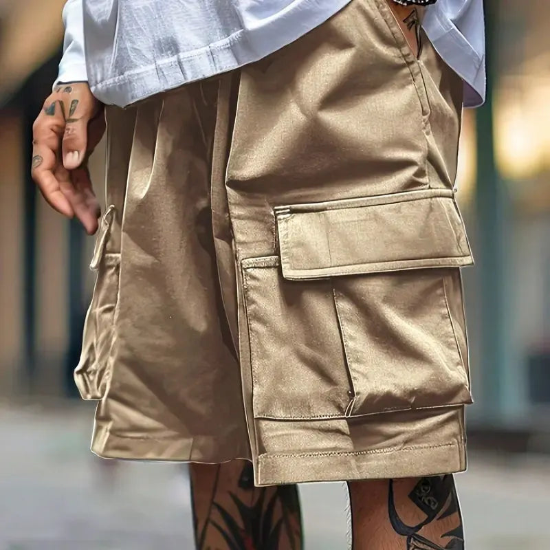 Men's Cargo Shorts  — Loose-Fit Tactical Shorts