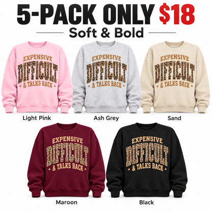 10-PACK ONLY $2410 colors. ---✨ Everyday Leopard Graphic Sweatshirt