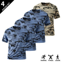 4PCS-Blue + Blue + Blue + Khaki