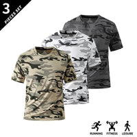 3PCS-Khaki + White + Gray
