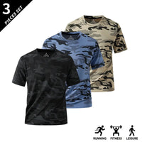 3PCS-Black + Blue + Khaki