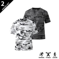 2PCS-White + Gray