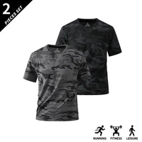 2PCS-Gray + Black