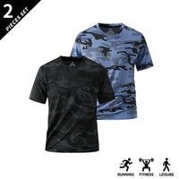 2PCS-Black + Blue