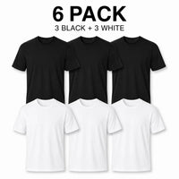 3 Black + 3 White