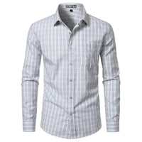 White Blue Plaid