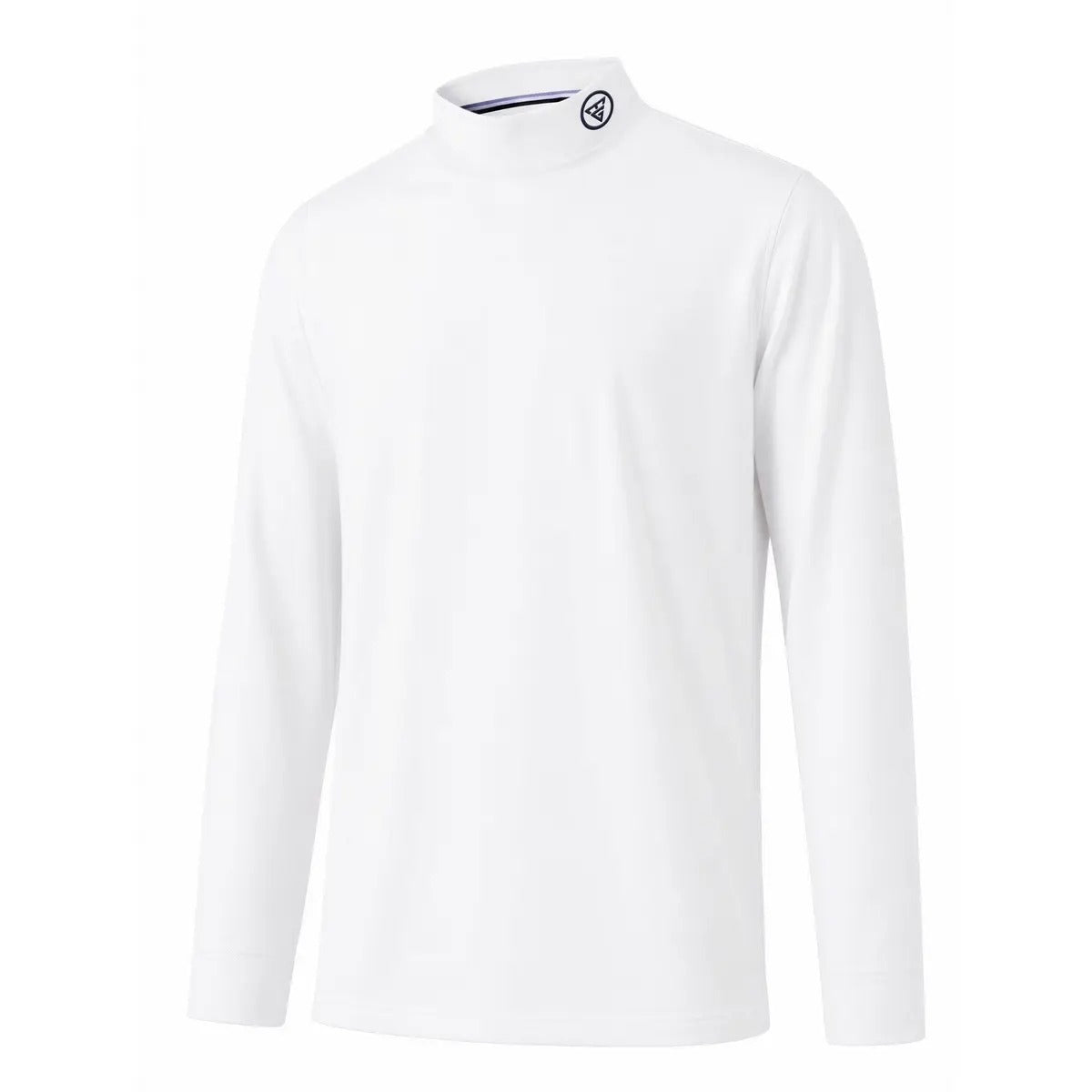 Men's Heather Mock Neck Thermal Long Sleeve Top, Basic Soft Undershirt Knit Sweater for Golf & Daily Casual Wear