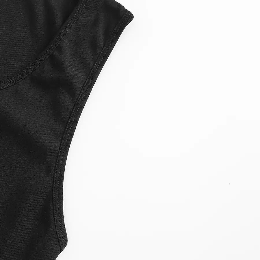 Men's Cotton Muscle Tank Tops, High Elastic Breathable Sleeveless Workout Sports Undershirt, Casual Summer Lifestyle Beater Tops