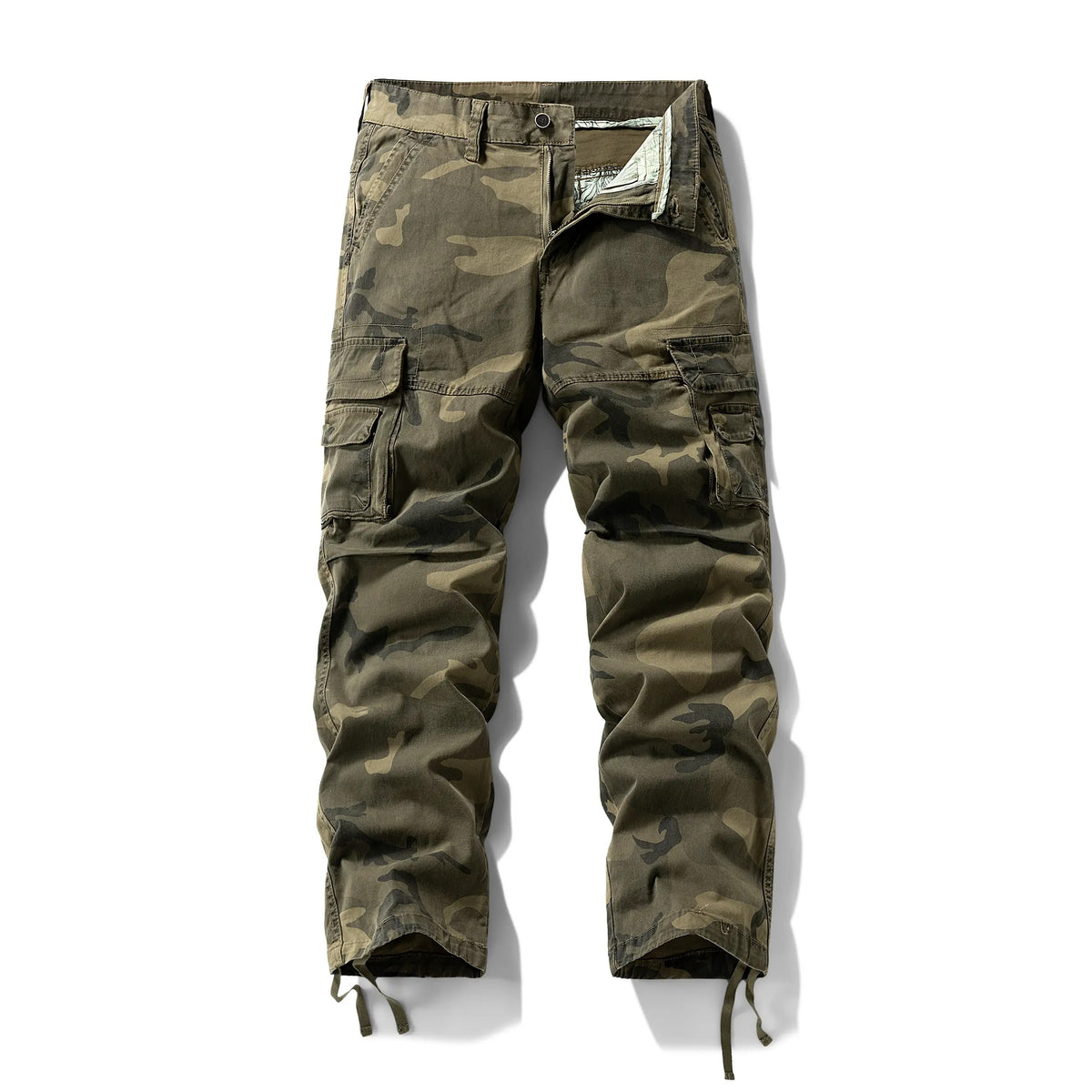 Men's Heavyweight Camouflage Work Trousers, Durable Functional Heavy-Duty Tactical Pants