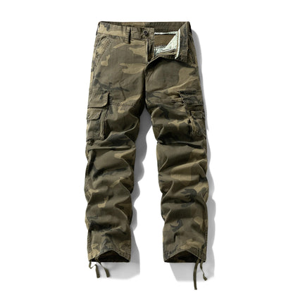 Men's Heavyweight Camouflage Work Trousers, Durable Functional Heavy-Duty Tactical Pants