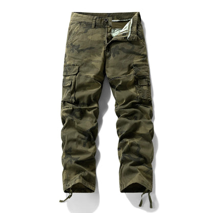 Men's Heavyweight Camouflage Work Trousers, Durable Functional Heavy-Duty Tactical Pants