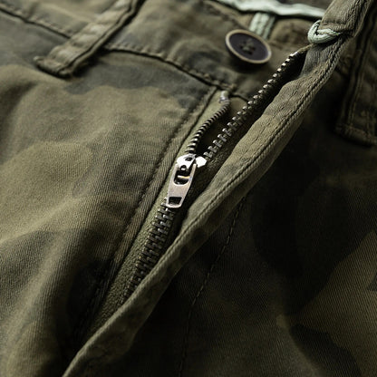 Men's Heavyweight Camouflage Work Trousers, Durable Functional Heavy-Duty Tactical Pants