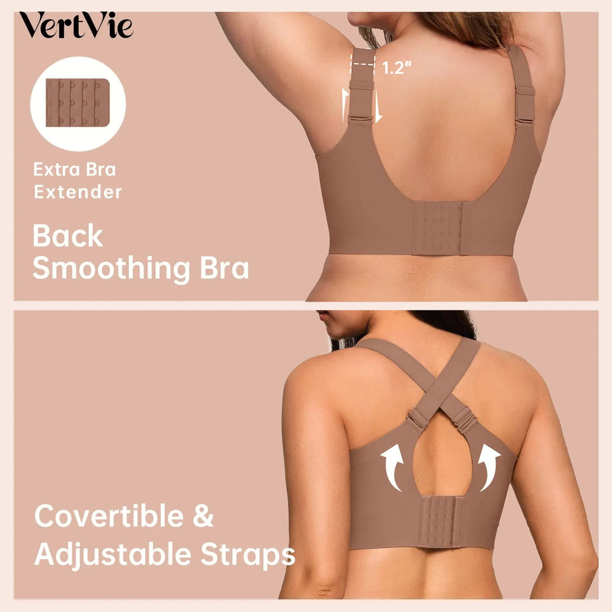 Women's Classic Wireless T‑Shirt Jelly Bra, Full Coverage Smooth Support Bra for All‑Day Everyday Comfort