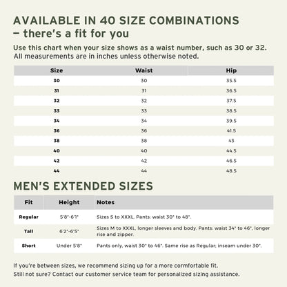 Men's Outdoor Hiking Pants, Water Repellent 2-Way Stretch Trousers with UPF 50+ Sun Protection, Lightweight Camping Travel Casual Pants
