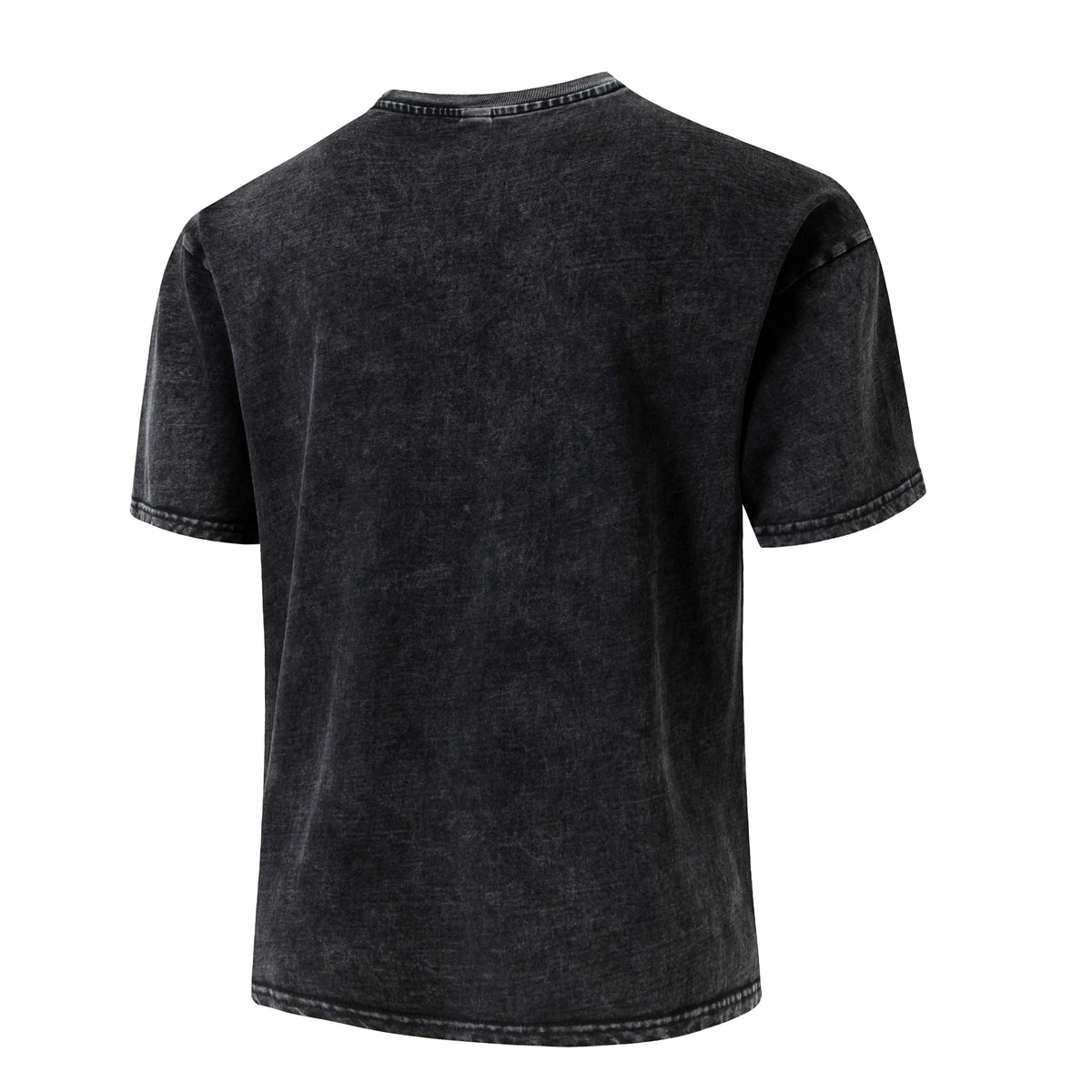Unisex 100% Pure Cotton Vintage Washed T-Shirt, Casual Crew Neck Short Sleeve Couple Tops, Fashion Everyday Street Outdoor Tees