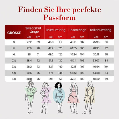 ⏳ Weihnachts-Sonderaktion: 50 % Rabatt! ⏰ Damen-Glitzer-Weihnachts-Zweiteiler: Sweatshirt & Hose