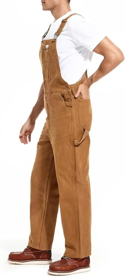 Men's Flex Denim Bib Overalls — Adjustable & Utility Ready