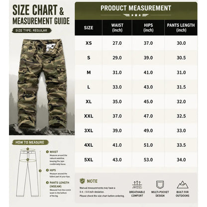 [LAST DAY SALE]-Men’s practical camouflage cargo pant