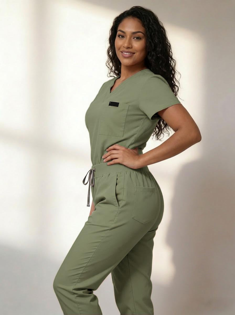 🔥Women's Multi-Pocket Jogger Set – Lightweight & Breathable