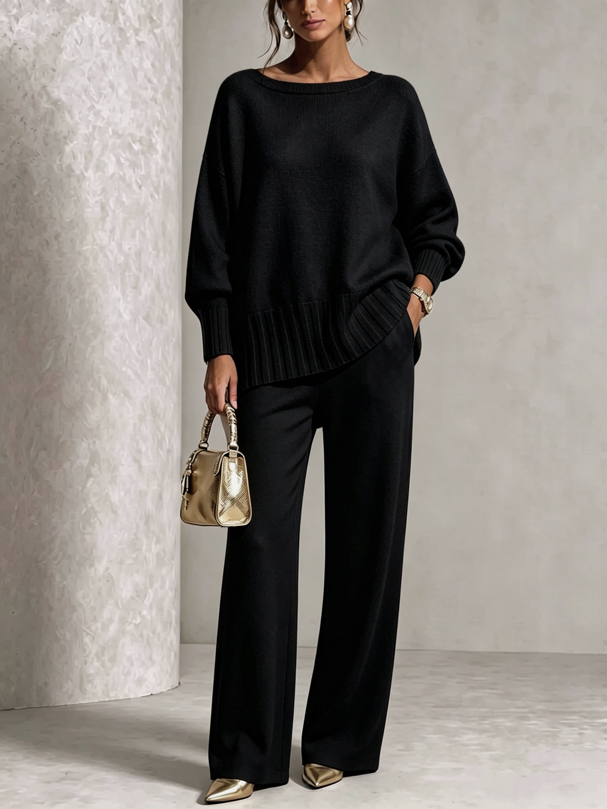 🤲New Arrivals🔥Hot Sale Soft Cashmere Casual Sweater Suit