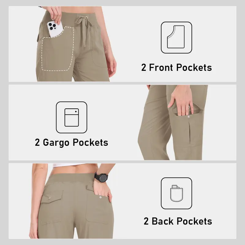 Lightweight hiking cargo pants